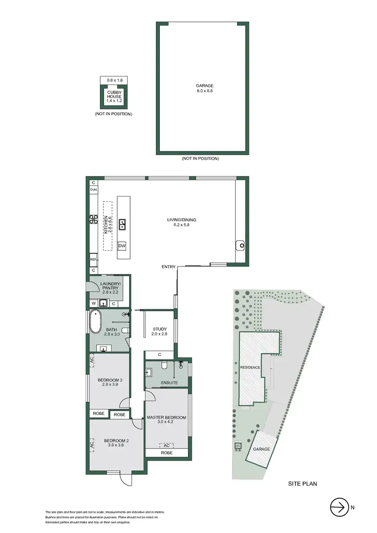 Floorplan of Homely house listing, 1 Woodvale Grove, Rosebud VIC 3939