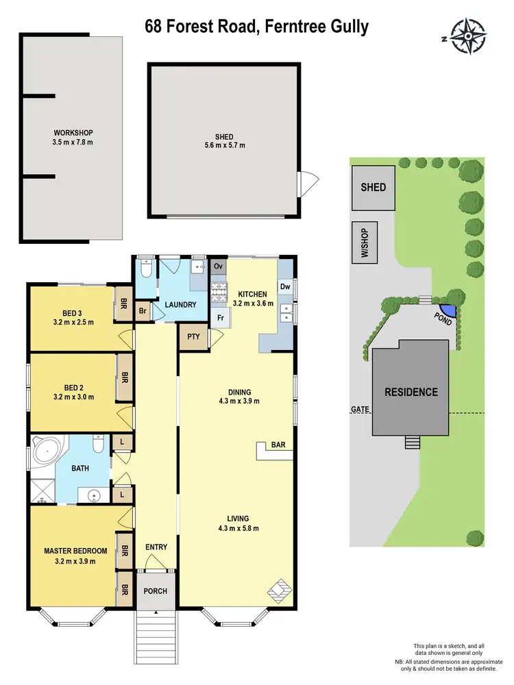 Floorplan of Homely house listing, 68 Forest Road, Ferntree Gully VIC 3156