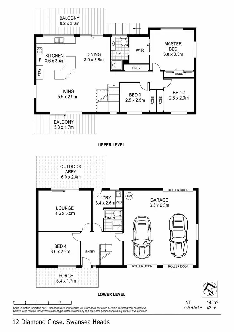 Floorplan of Homely house listing, 12 Diamond Close, Swansea Heads NSW 2281
