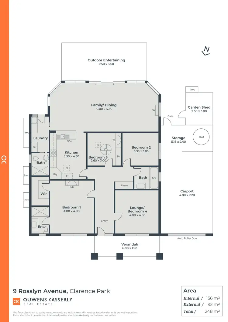 Floorplan of Homely house listing, 9 Rosslyn Avenue, Clarence Park SA 5034