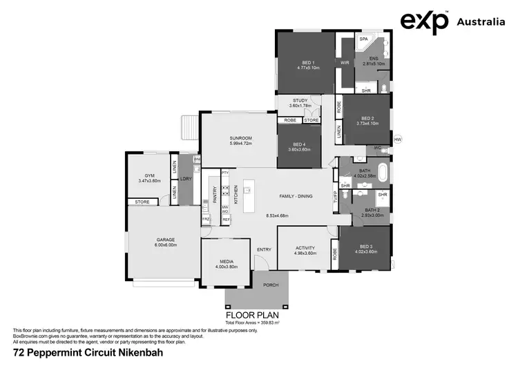 Floorplan of Homely house listing, 72 Peppermint Circuit, Nikenbah QLD 4655