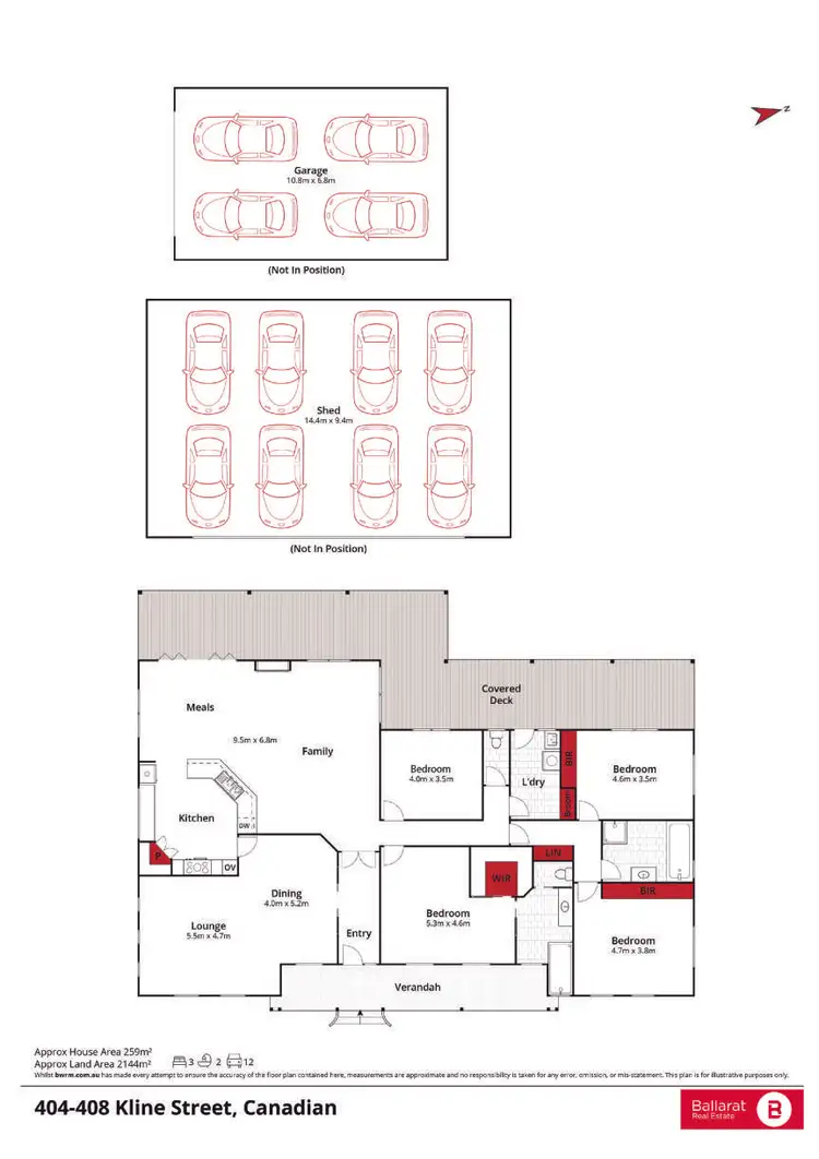 Floorplan of Homely house listing, 404 - 408 Kline Street, Canadian VIC 3350