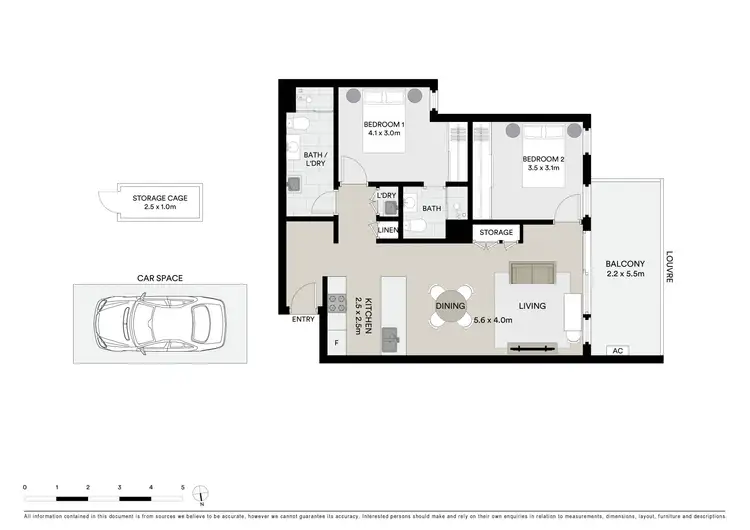 Floorplan of Homely apartment listing, B205/19 Bigge Street, Liverpool NSW 2170