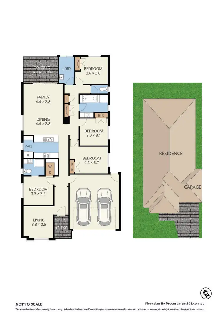 Floorplan of Homely house listing, 11 Opportunity Circuit, Clyde North VIC 3978