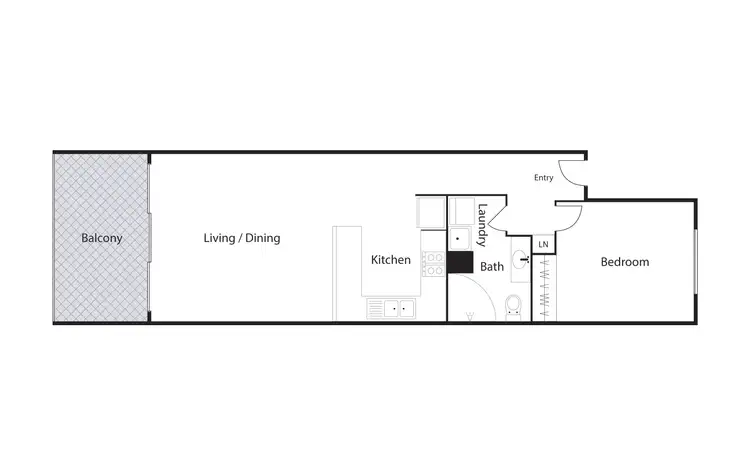 Floorplan of Homely unit listing, 29/12 Albermarle Place, Phillip ACT 2606