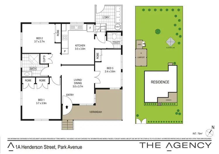 Floorplan of Homely house listing, 1A Henderson Street, Park Avenue QLD 4701