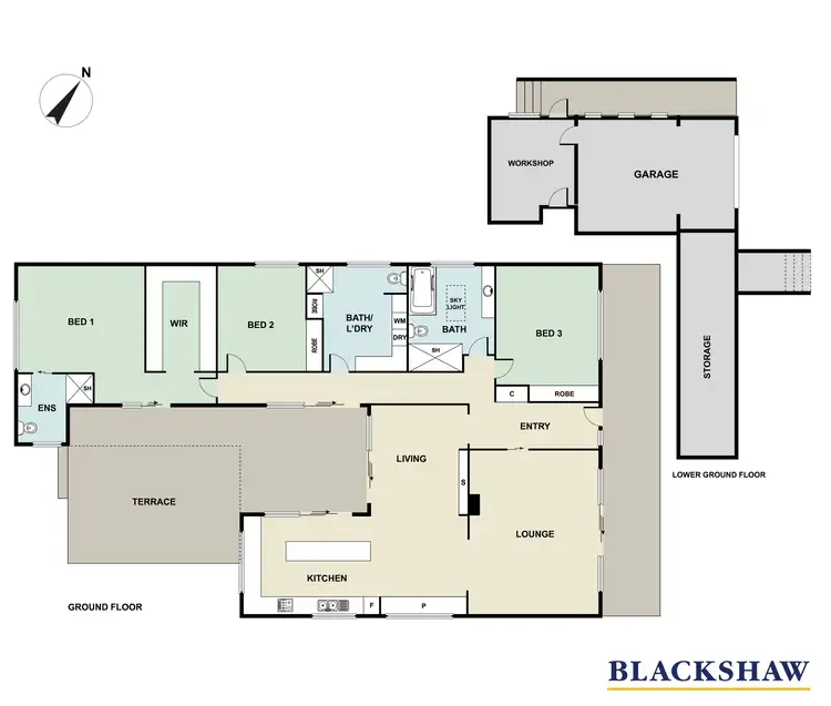 Floorplan of Homely house listing, 13 Weld Street, Yarralumla ACT 2600