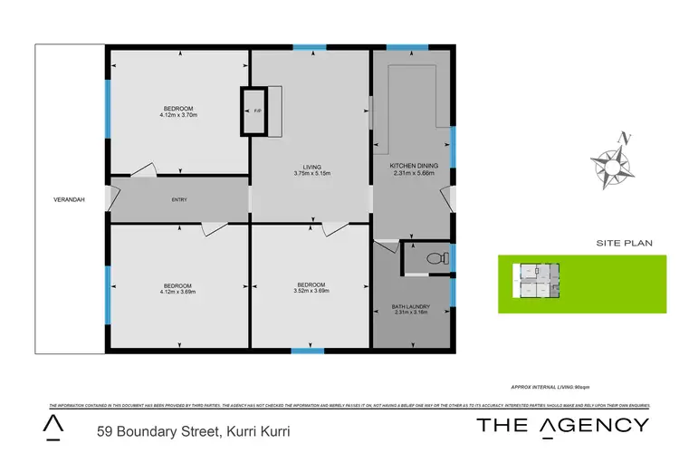 Floorplan of Homely house listing, 59 Boundary Street, Kurri Kurri NSW 2327