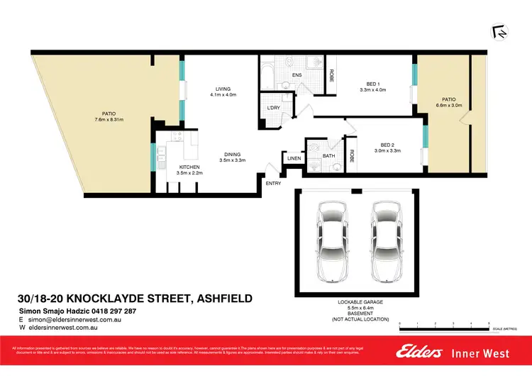 Floorplan of Homely unit listing, 30/18-20 Knocklayde Street, Ashfield NSW 2131