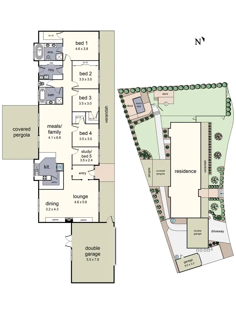 Floorplan of Homely house listing, 3 Bellbird Place, Wandin North VIC 3139