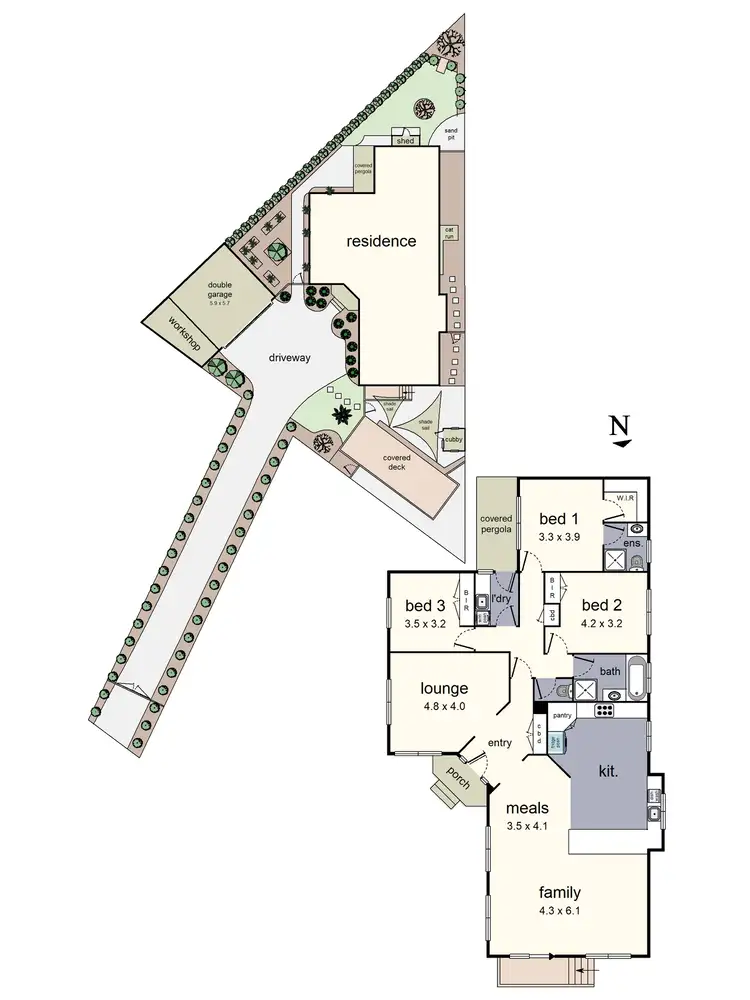 Floorplan of Homely house listing, 7 Tanikka Court, Lilydale VIC 3140