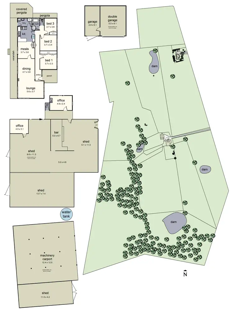 Floorplan of Homely house listing, 10 Douthie Road, Seville VIC 3139