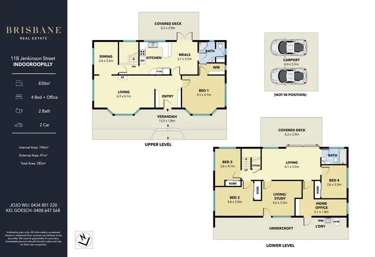 Floorplan of Homely house listing, 11B Jenkinson Street, Indooroopilly QLD 4068