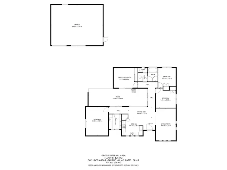 Floorplan of Homely house listing, 32 Parkway Avenue, Mount Gambier SA 5290
