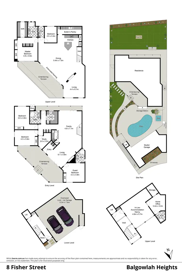 Floorplan of Homely house listing, 8 Fisher Street, Balgowlah Heights NSW 2093