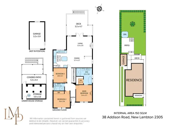 Floorplan of Homely house listing, 38 Addison Road, New Lambton NSW 2305