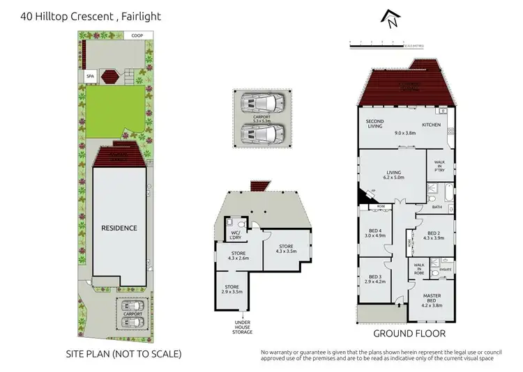 Floorplan of Homely house listing, 40 Hilltop Crescent, Fairlight NSW 2094
