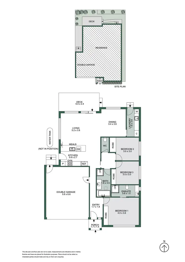 Floorplan of Homely townhouse listing, 4 Acacia Lane, Rosebud VIC 3939