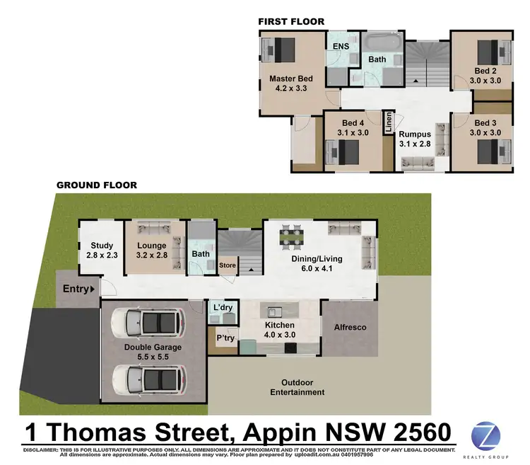 Floorplan of Homely house listing, 1 Thomas Street, Appin NSW 2560