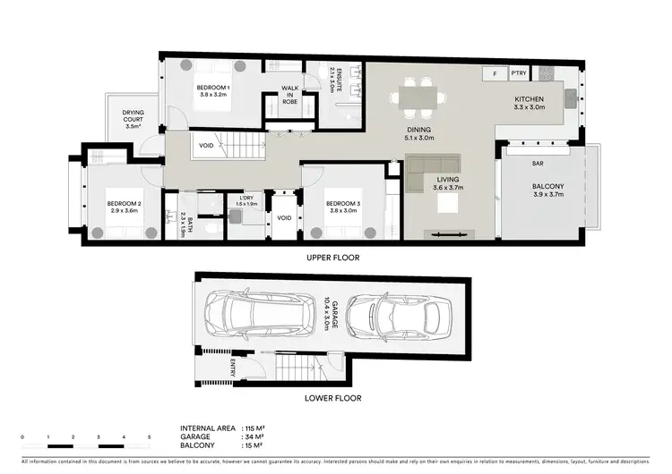 Floorplan of Homely townhouse listing, 6/2 Mantra Esplanade, Birtinya QLD 4575