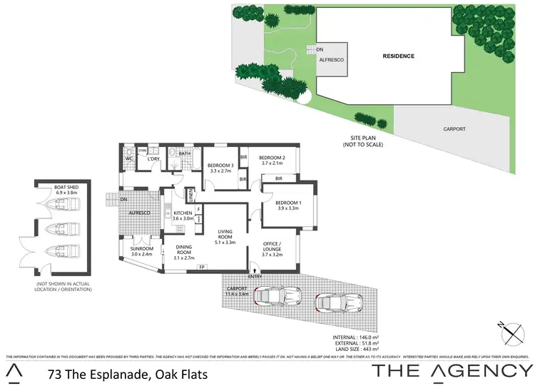 Floorplan of Homely house listing, 73 The Esplanade, Oak Flats NSW 2529
