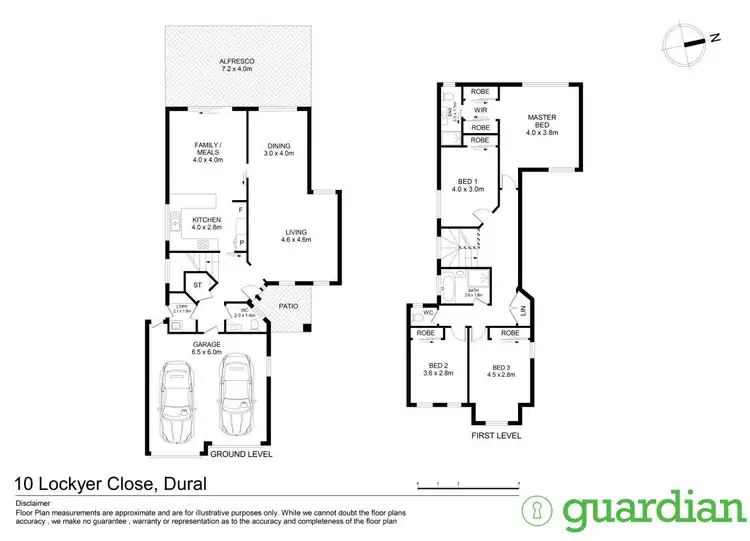 Floorplan of Homely house listing, 10 Lockyer Close, Dural NSW 2158