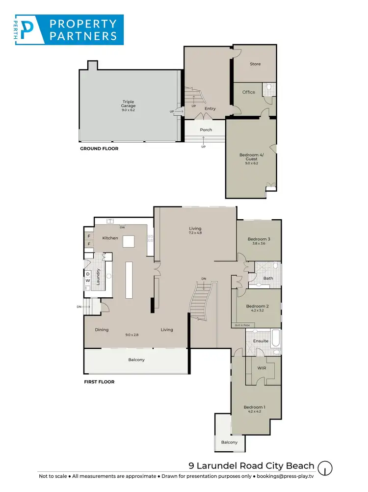 Floorplan of Homely house listing, 9 Larundel Road, City Beach WA 6015