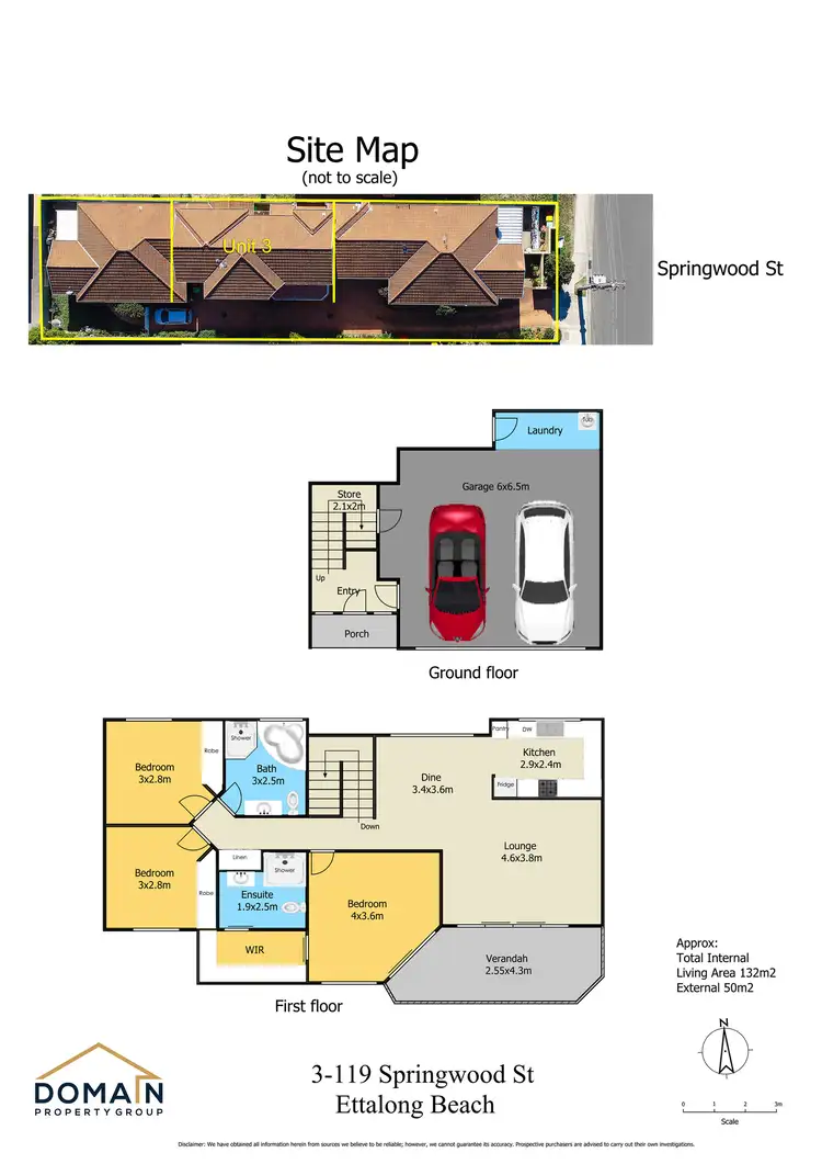 Floorplan of Homely townhouse listing, 3/119 Springwood Street, Ettalong Beach NSW 2257