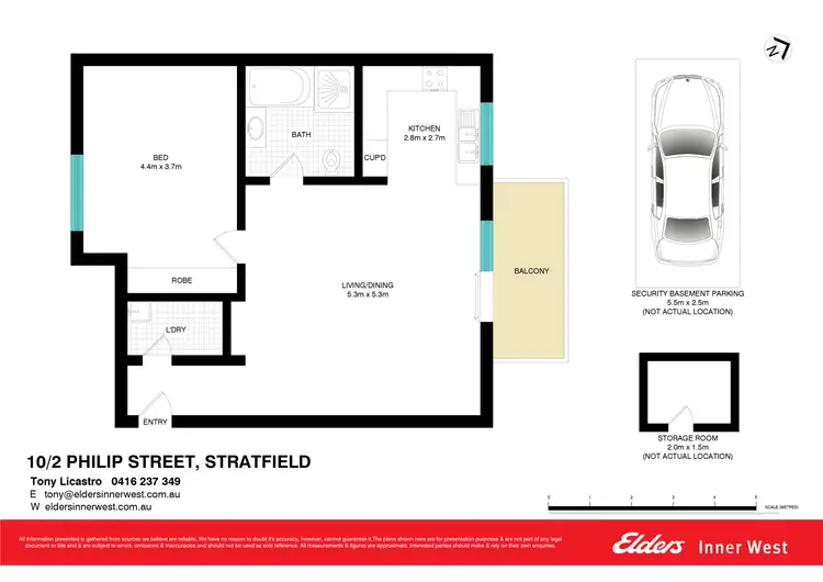 Floorplan of Homely unit listing, 10/2 Philip Street, Strathfield NSW 2135