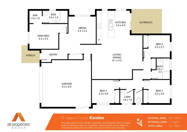 Floorplan of Homely house listing, 9 Jagera Court, Karalee QLD 4306