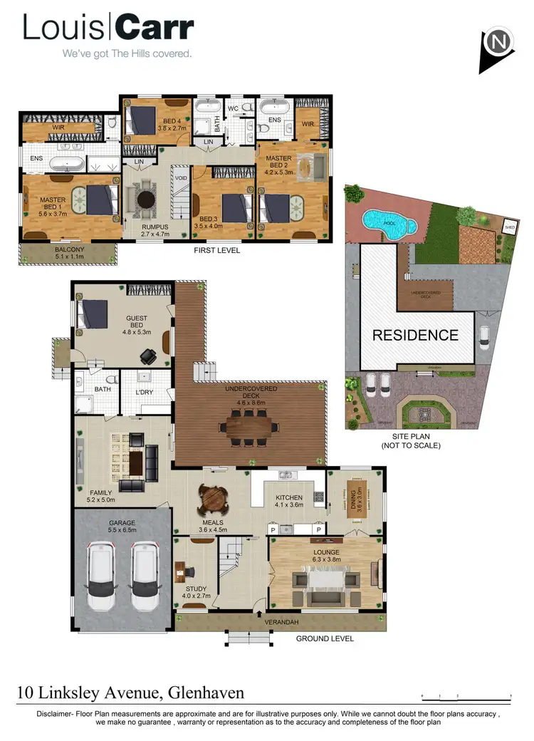 Floorplan of Homely house listing, 10 Linksley Avenue, Glenhaven NSW 2156