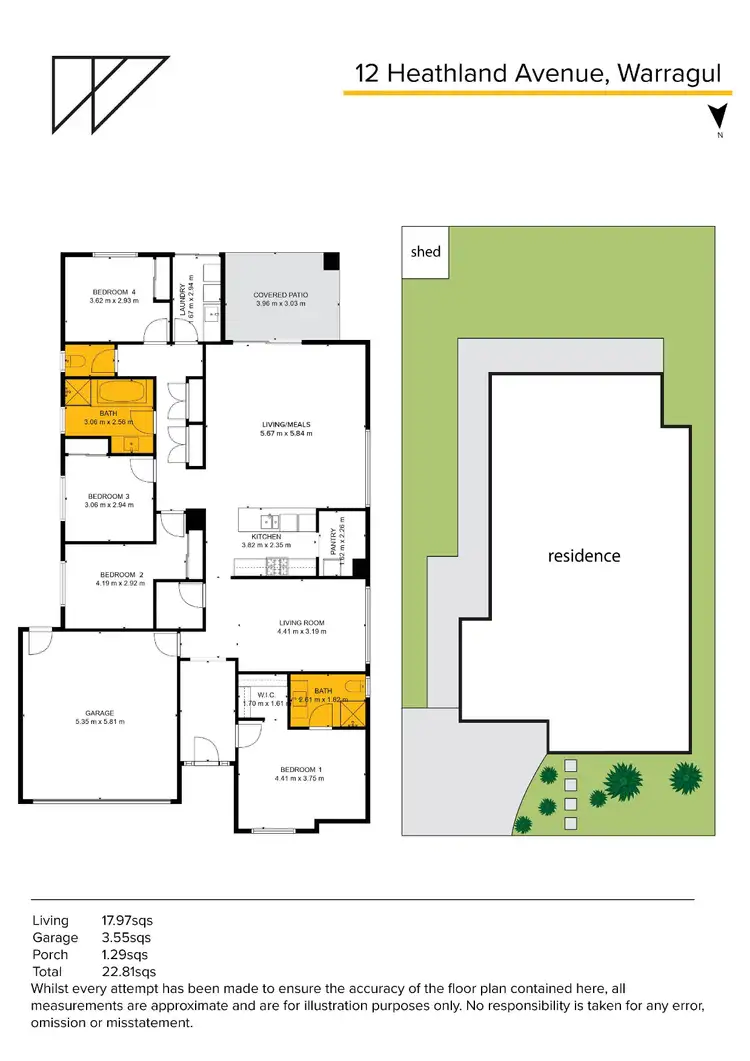 Floorplan of Homely house listing, 12 Heathland Avenue, Warragul VIC 3820