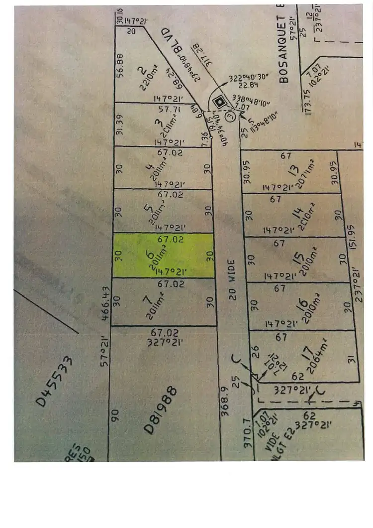 Floorplan of Homely land listing, 8 Bosanquet Boulevard, Ceduna Waters SA 5690