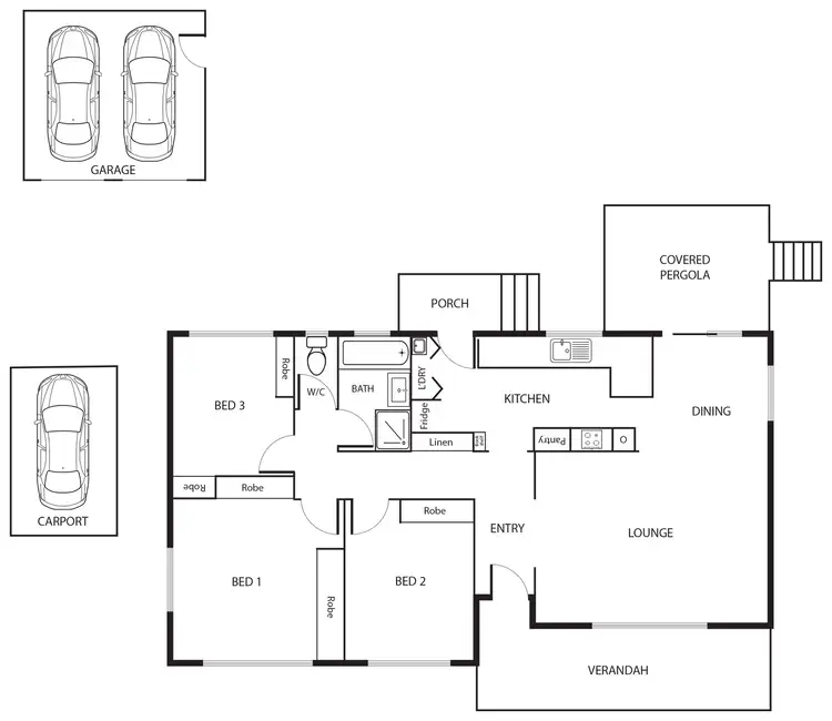 Floorplan of Homely house listing, 72 Guthridge Crescent, Wanniassa ACT 2903