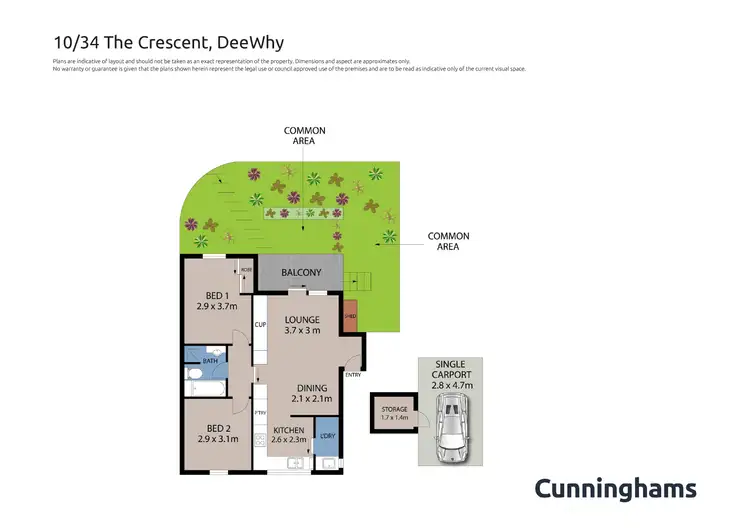 Floorplan of Homely apartment listing, 10/34 The Crescent, Dee Why NSW 2099