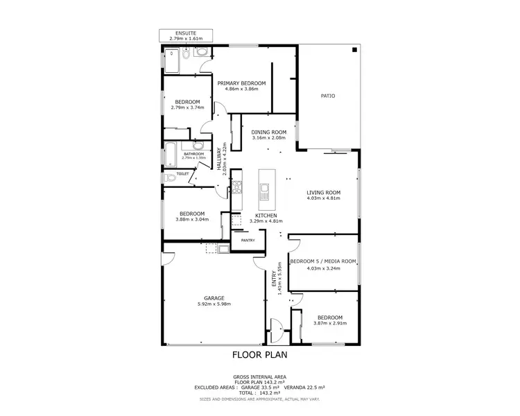Floorplan of Homely house listing, 5/23-25 Johnson Road, White Rock QLD 4868