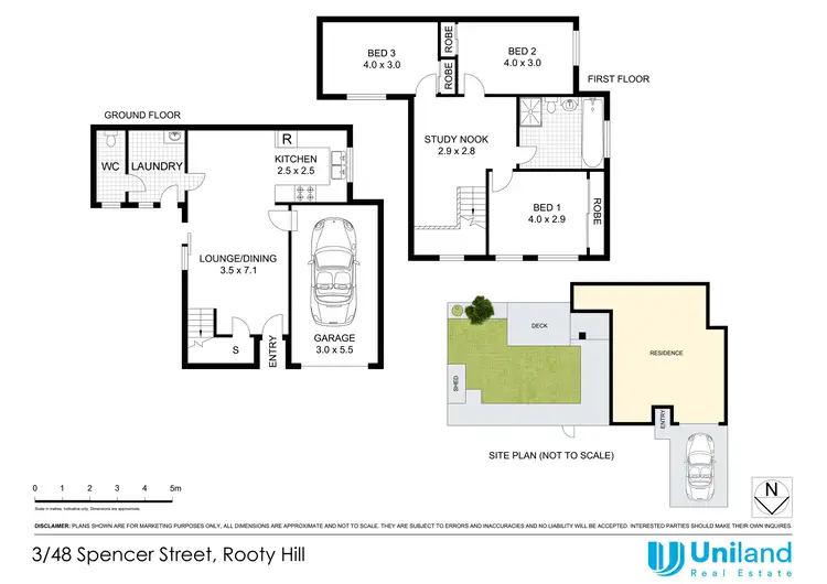 Floorplan of Homely townhouse listing, 3/48 Spencer Street, Rooty Hill NSW 2766
