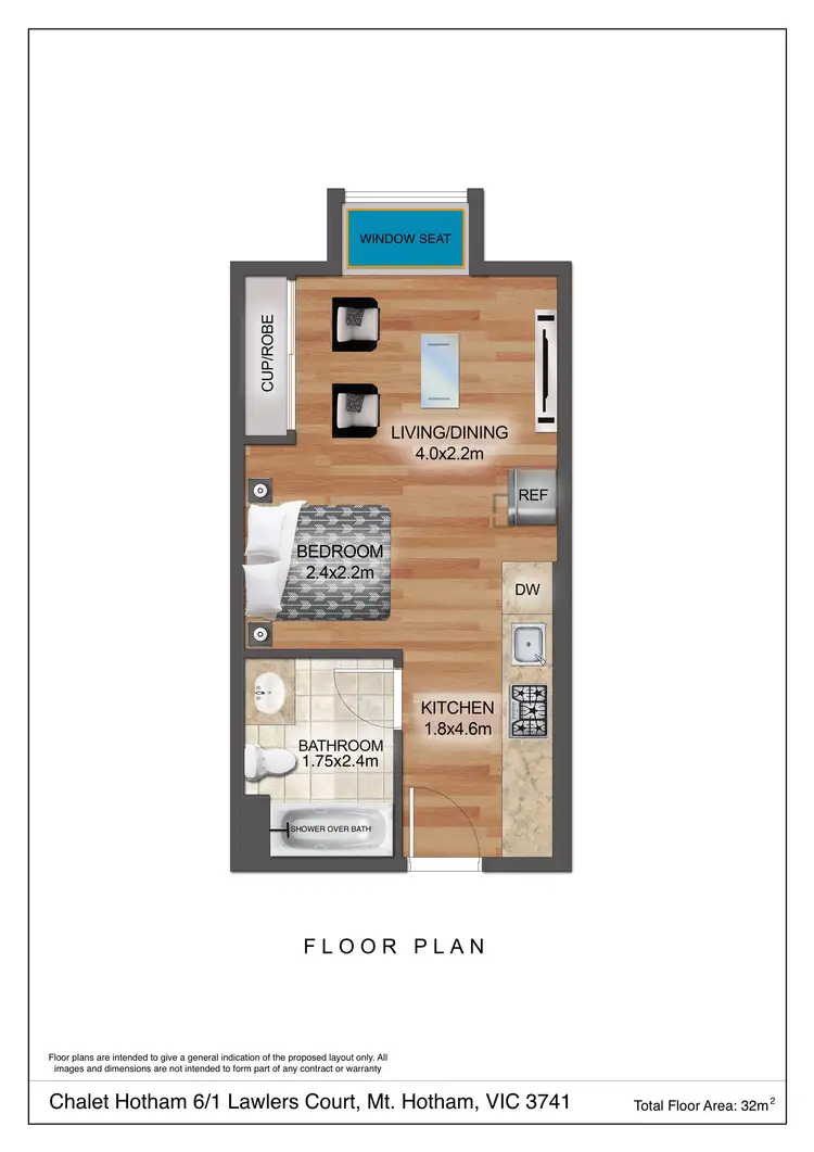 Floorplan of Homely studio listing, 6 Chalet Hotham, Mount Hotham VIC 3741