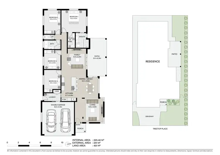 Floorplan of Homely house listing, 6 Treetop Place, Manly West QLD 4179