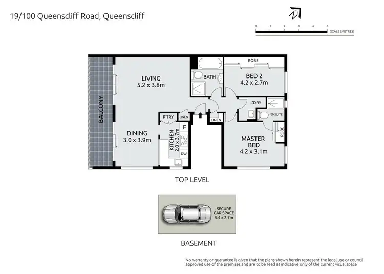 Floorplan of Homely apartment listing, 19/100 Queenscliff Road, Queenscliff NSW 2096