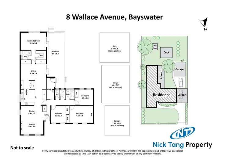 Floorplan of Homely house listing, 8 Wallace Avenue, Bayswater VIC 3153
