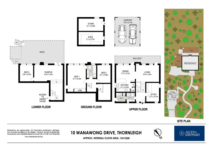 Floorplan of Homely house listing, 10 Wanawong Drive, Thornleigh NSW 2120