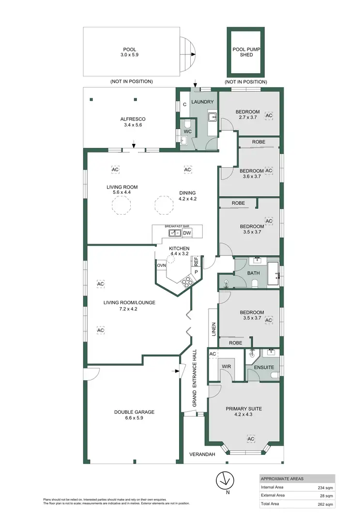 Floorplan of Homely house listing, 4 Bowman Avenue, Kensington Park SA 5068