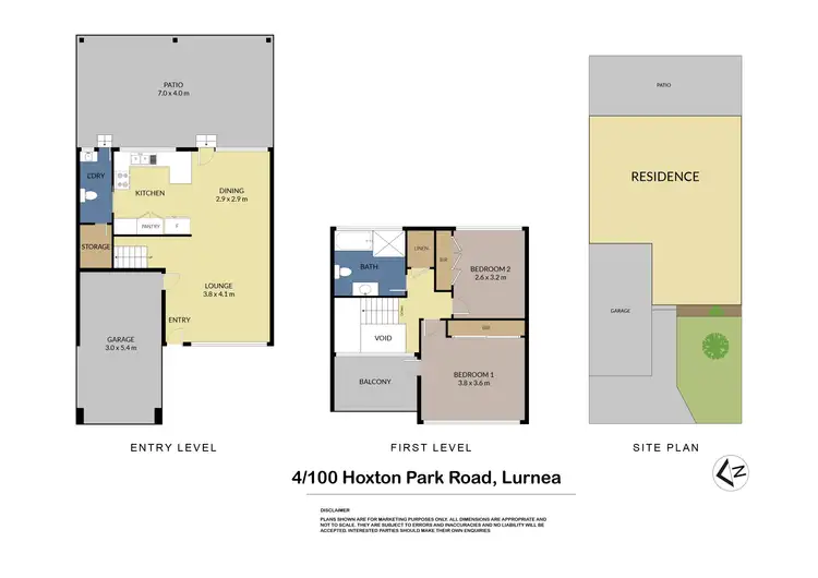 Floorplan of Homely townhouse listing, 4/100 Hoxton Park Road, Lurnea NSW 2170
