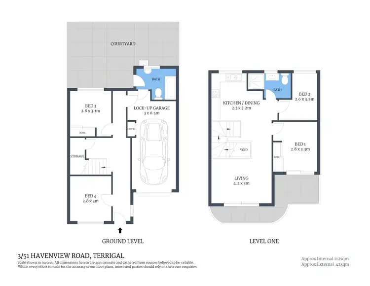 Floorplan of Homely townhouse listing, 3/51 Havenview Road, Terrigal NSW 2260