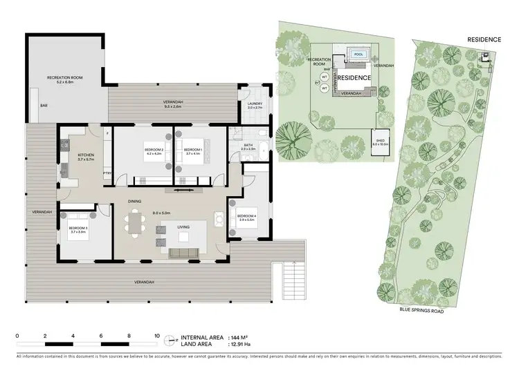 Floorplan of Homely rural property listing, 1743 Blue Springs Road, Gulgong NSW 2852