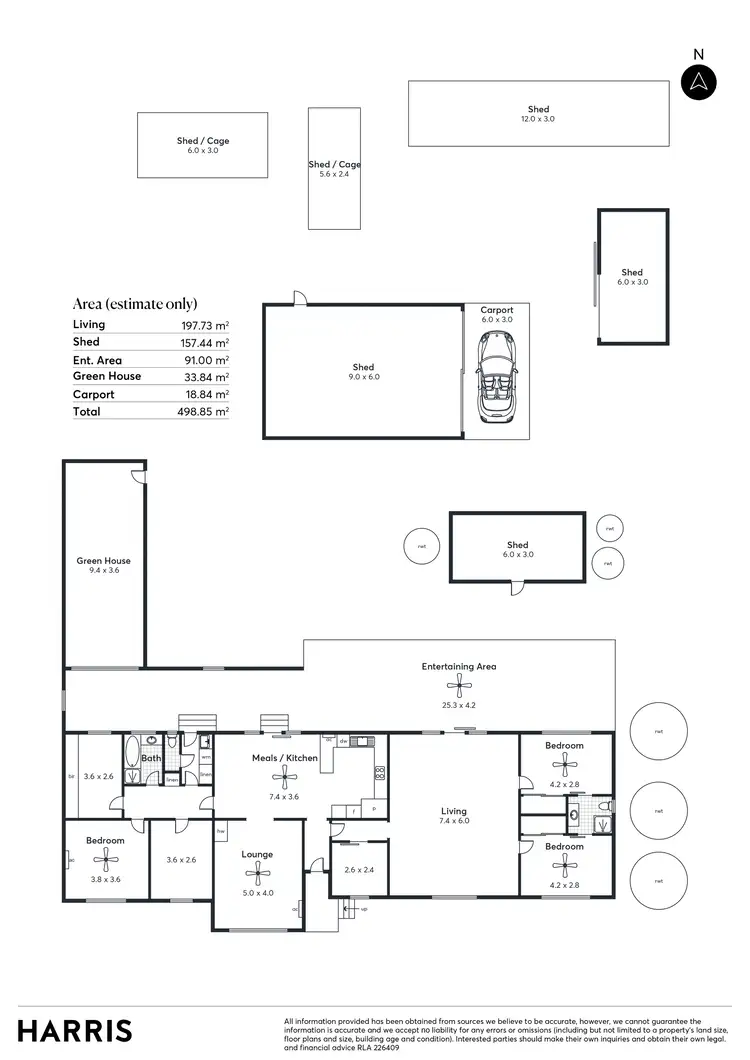 Floorplan of Homely house listing, 724 Micky Flat Road, Curramulka SA 5580