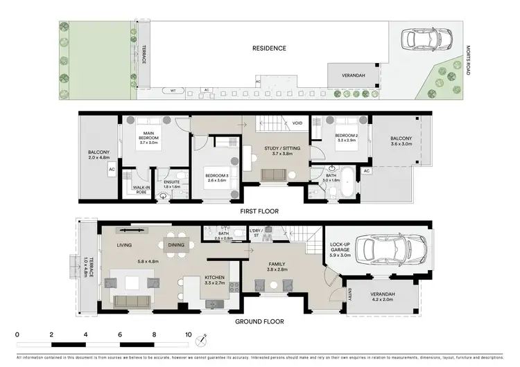 Floorplan of Homely semi-detached listing, 73 Morts Road, Mortdale NSW 2223