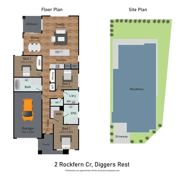 Floorplan of Homely house listing, 2 Rockfern Crescent, Diggers Rest VIC 3427