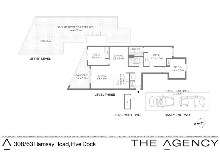 Floorplan of Homely apartment listing, 308/63 Ramsay Road, Five Dock NSW 2046